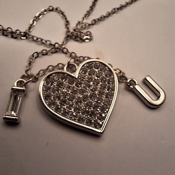 NWT Paparazzi Letters of Love Necklace & Earrings -  I 🤍 U - 32"  + 2.5" - Picture 7 of 8